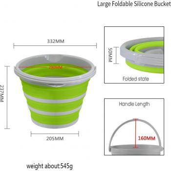 Damask Retractable Silicone Bucket