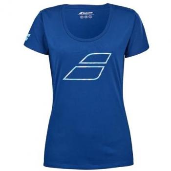 Babolat Exercise Flag T-Shirt für Damen in Blau