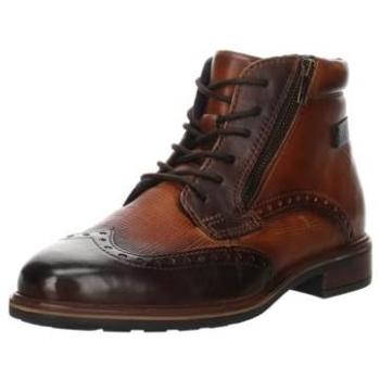 BUGATTI Stiefelette Braun Blockabsatz für Herren - 42