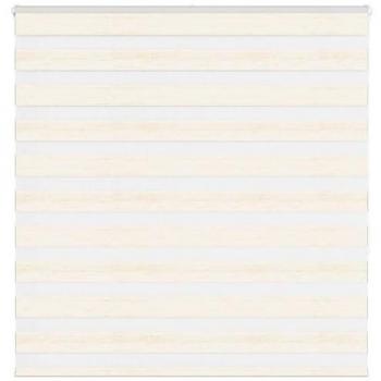 Rideau enrouleur zèbre beige marbré 145,9 cm polyester