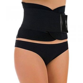 Corsetto Nero in Pelle e Lattice con Doppio Contorno Sottoseno