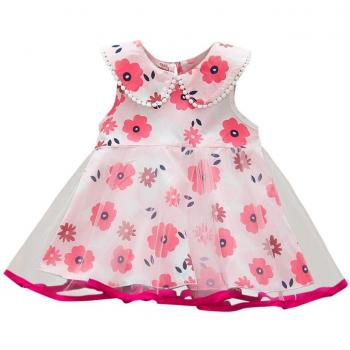 Vestidita Princesa de Verano con Estampado de Flores