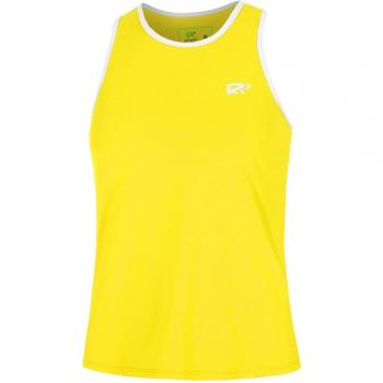 Racket Roots Teamline Racerback Tank-Top – Damen, Gelb, XL
