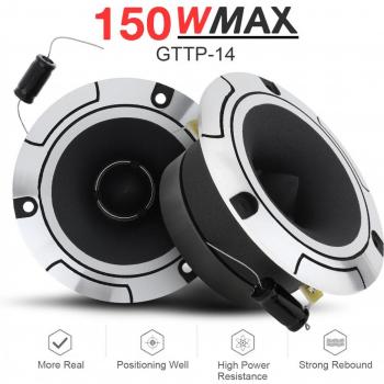 Dual 4 150W 6OHM Aluminum Tweeters with Capacitor for Vehicle Audio System