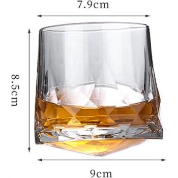 Rotierendes Bar‑Becher-Set – Whiskey, Wein & Wodka