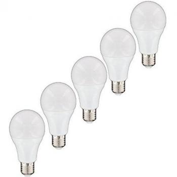Pack de 5 ampoules LED E27 6W équivalence 40W