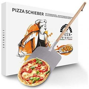 ANYUNKEY Pizzaschieber – Hochwertiger Schaufel aus Edelstahl – 83 cm Durchmesser