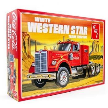 AMT1160 Coca Cola Branded White Western Star Semi Truck Model