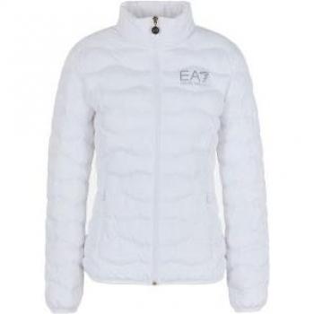 Chaqueta Core EA7 mujer plumas blancas