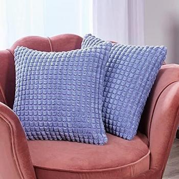 Invisible Zip Lilac Square Pillowcase Pair – 55cm x 55cm