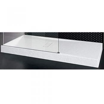 Novellini Custom Touch Receveur de douche 120 x 100 cm Hauteur épaisseur 12 cm Couleur blanc doux