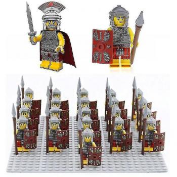 21 Piezas de Minifiguras de Centuriones Romanos - Set de Juguetes Militares