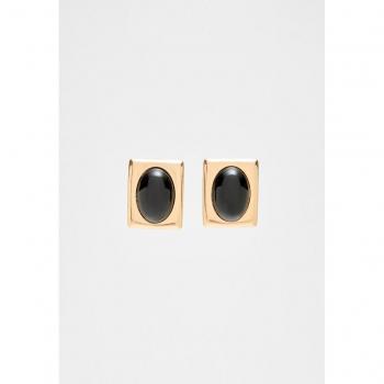 Stradivarius Geometric Neck Clip Nero OS