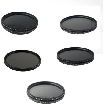 Variabel ND2-400 Filter voor Nikon, Canon en Sony