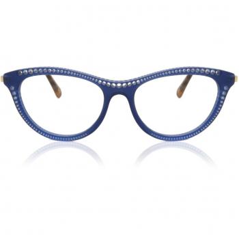 Montura Completa Cat Eye Plástico Azul con Gafas Recetadas para Mujer - Gafas Anti-Azules - SmartBuy Collection