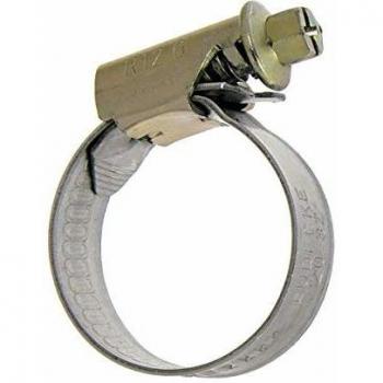 Collier de serrage ajustable en acier zingué - Chrome jaune - 20-32mm