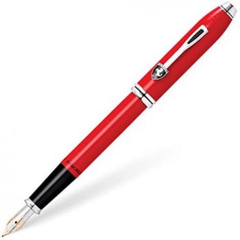 Cross Ferrari Townsend Glos Rosso Corsa Red Lacquer Medium Fountain Pen