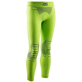 X-Bionic Invent 4.0 Pants Junior Sports Compression Leggings for Kids Green Lime/Black Size S
