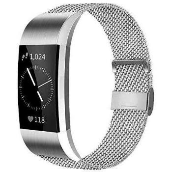 Remplacement du bracelet de métal sportif pour Fitbit Charge 2