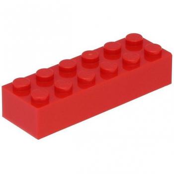 LEGO® Kreativset 50x rote 2x6 Steine