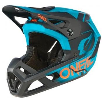 Oneal SL1 Strike Casco de Descenso en Negro y Azul