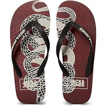 Jack Jones Sandalo Animali Uomo Stampa Marina Bordeaux 46-47
