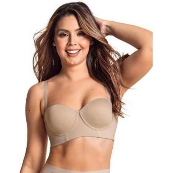 Leonisa Sujetador Reductor Push up sin Tirantes para Mujer