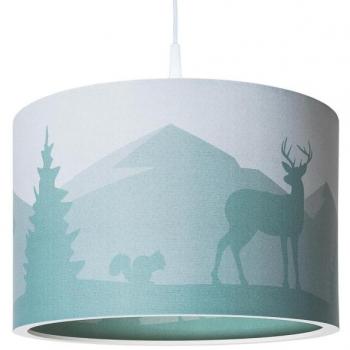 Scandi Forest Pendant Light Ø 40 cm, Green, E27, Single Bulb