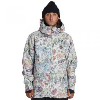 Capo Unisex DC Shoes Basis Printed White Black S