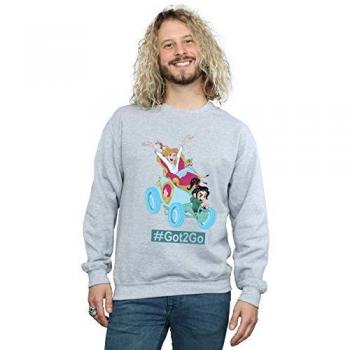 Felpa Uomo Disney Wreck It Ralph Kopciuszek e Wandelopa