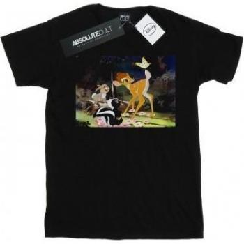 T-shirt Bambi e Farfalla per Donna in Cotone