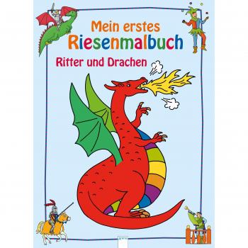 Ritter und Drachen: Mein erstes Riesenmalbuch
