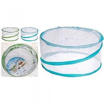 Tapa antimoscas Koopman International, Verde y Azul, 34,5 x19 cm y 30 x 14,5 cm