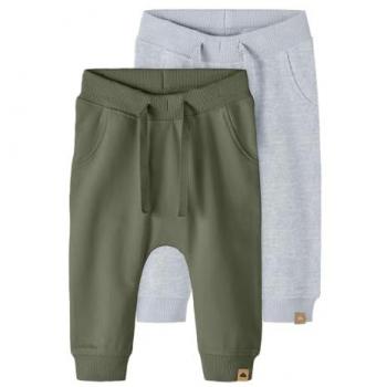 Pantalones de chándal Light 2-Pack Nbntakki Gris Melange