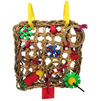 Jouets en chanvre pour oiseaux