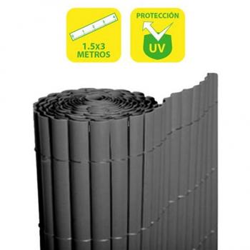 Caneco DuoSolar 1.5x3m – Plástico Duplo, Preto Grafite