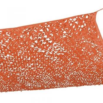Toile ombrage terracotta camouflage rectangulaire 3x4m