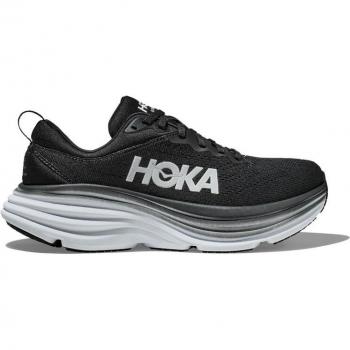Hoka One One W Bondi 8 Running Black White Mujer 38