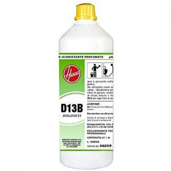 D13B Hoover Professional Detergente Sanificante Deodorante per Pavimenti, Profumo Dolomiti