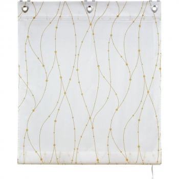 Home Living Room Roman Curtains with U-Shape Hooks