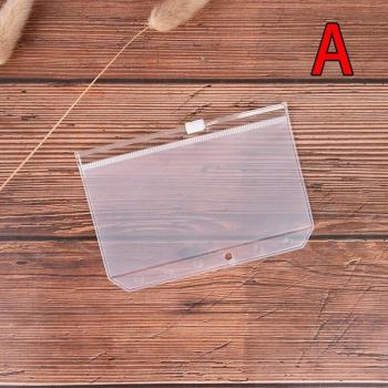 Porte-fichiers en PVC avec fermeture éclair pour A4 A5 A7 B5