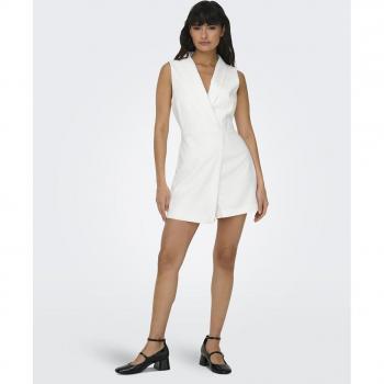 Mono abba cruzado blanco solo para mujer
