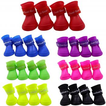 Zapatos Goma Antideslizante Perro Caramelo