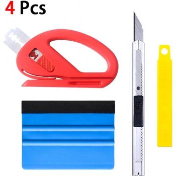 Auto Tint Squeegee and Scraper Kit