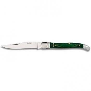 Faca Laguiole 9 cm Verde Micarta – Chapa Inox