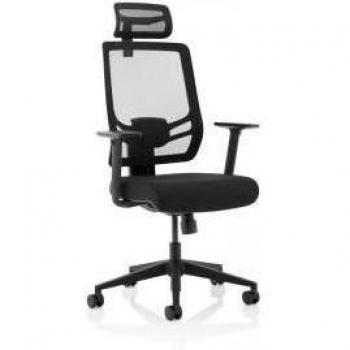 Ergo Twist | Fabric Seat Mesh Back with Headrest | 990 x 660 x 630 mm