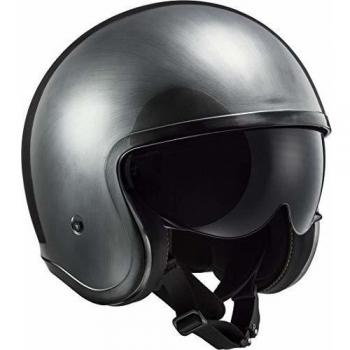 Titanium LS2 Spitfire Motorradhelm – XL Jeans‑Ausführung