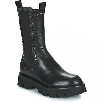 Botas FRU.IT 7078 de cuero para mujer en negro