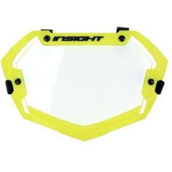 Plaque de BMX INSIGHT Vision 2 Mini/Cruiser - Jaune - 267x184 mm