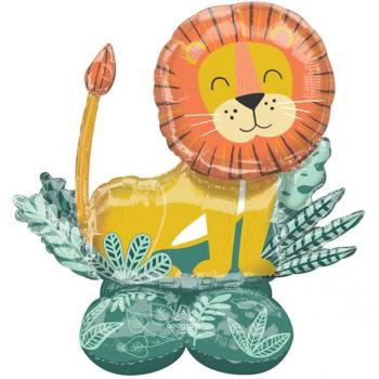 Ballon d’Aluminium Lion Safari Nature Sauvage 114×109 cm – AmScan 4294011